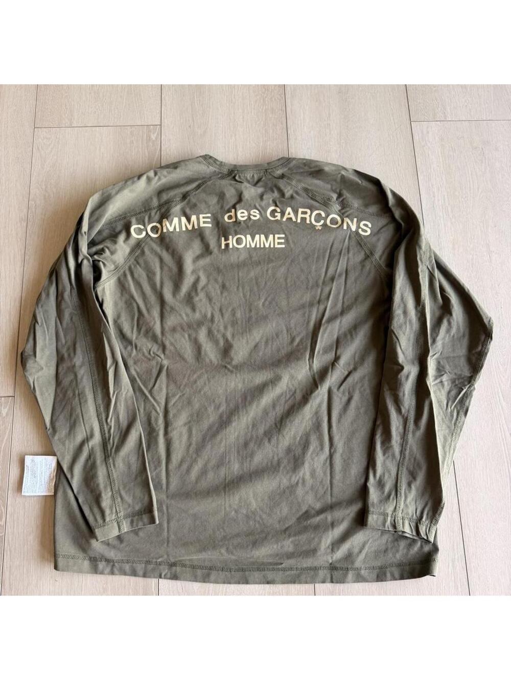 Comme des Garçons Men's Khaki and Green Shirt